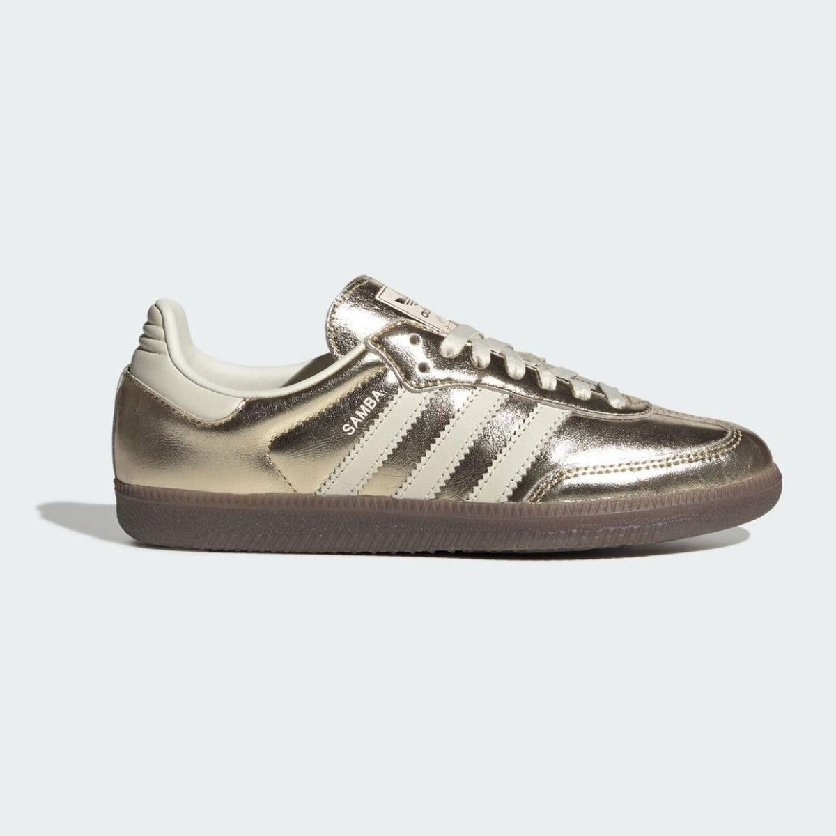 adidas Samba OG – Gold Metallic / Off White