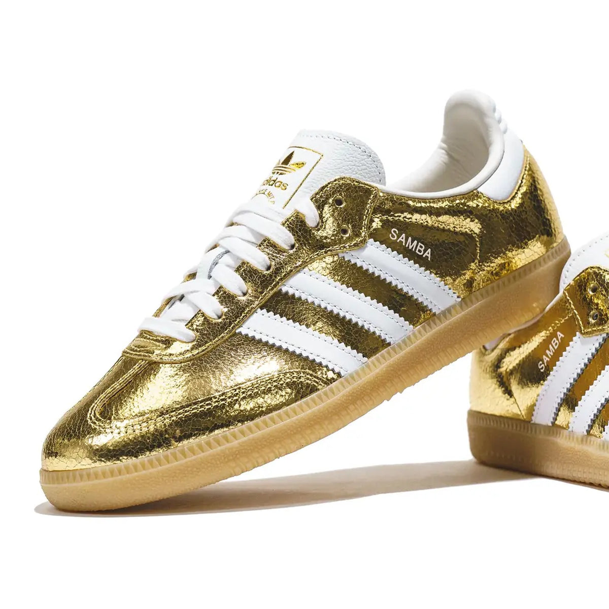 adidas Samba OG – Gold Metallic / Off White