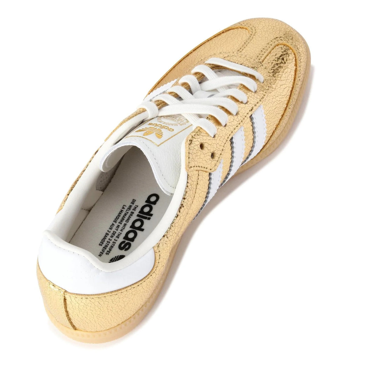 adidas Samba OG – Gold Metallic / Off White
