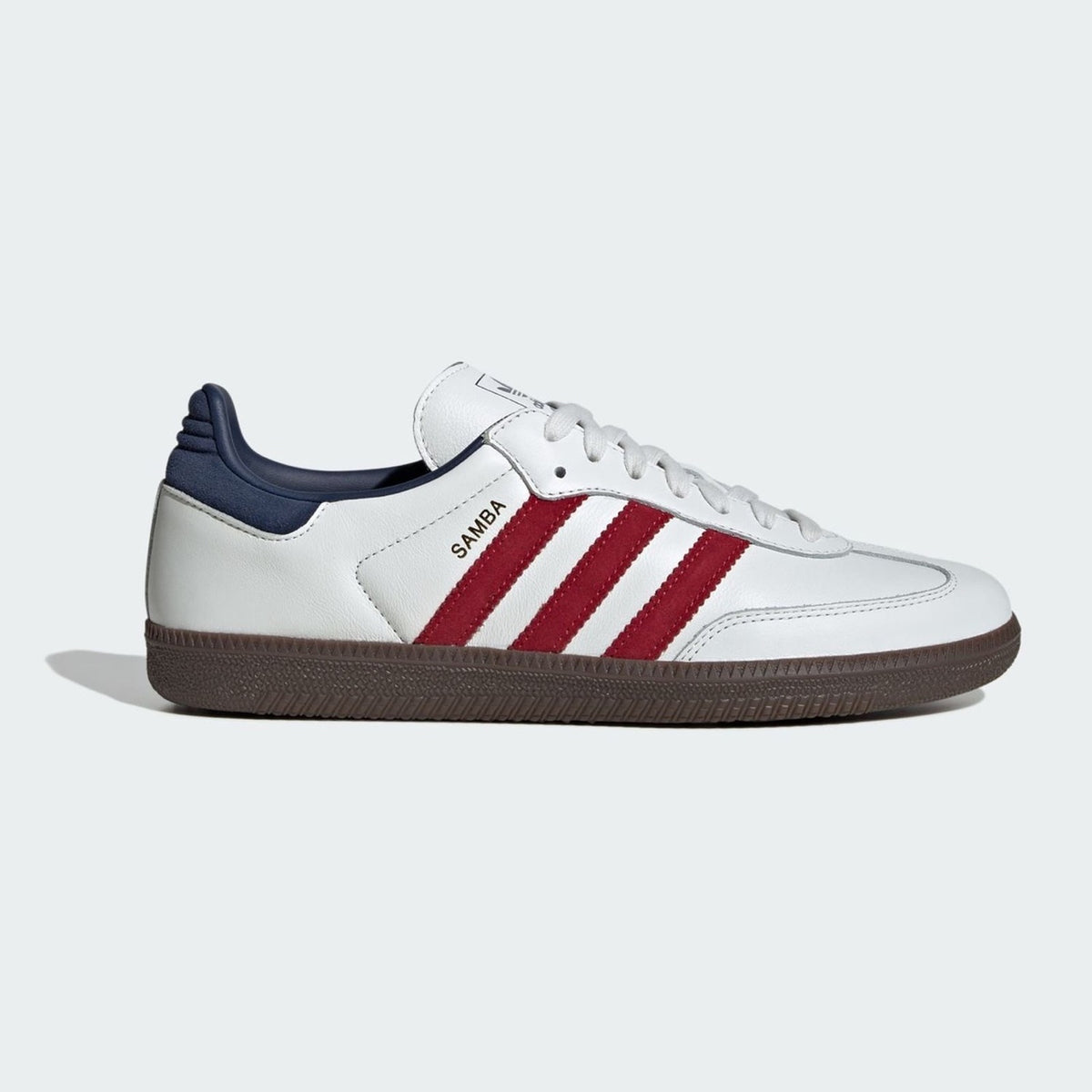 adidas Samba OG – Core White / Victory Red