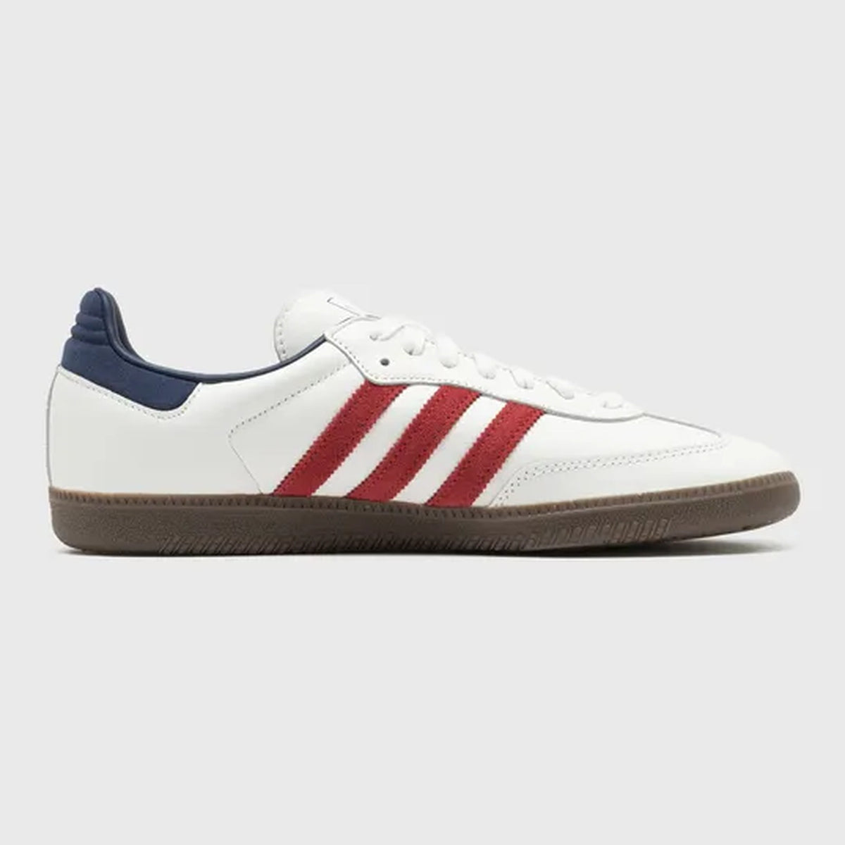 adidas Samba OG – Core White / Victory Red